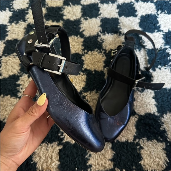 Rebecca Minkoff Vivica Harness Buckle Ballet Flats - Picture 2 of 5